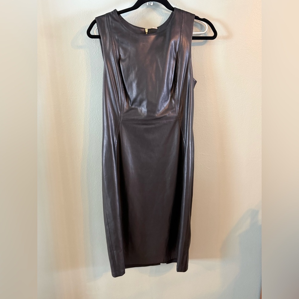 Calvin Klein Sleek Brown Midi Dress